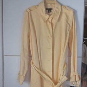 Apostrophe Yellow Trench Coat